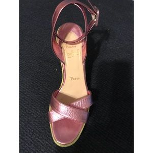 Price Drop Authentic Christian Louboutin Wedges